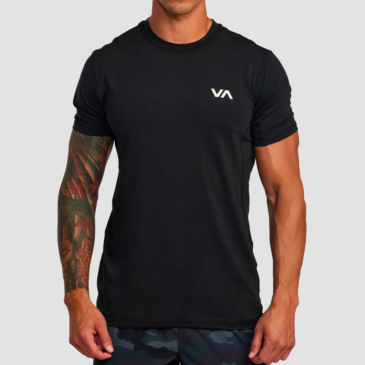 RVCA VA Sport Vent T-Shirt Black
