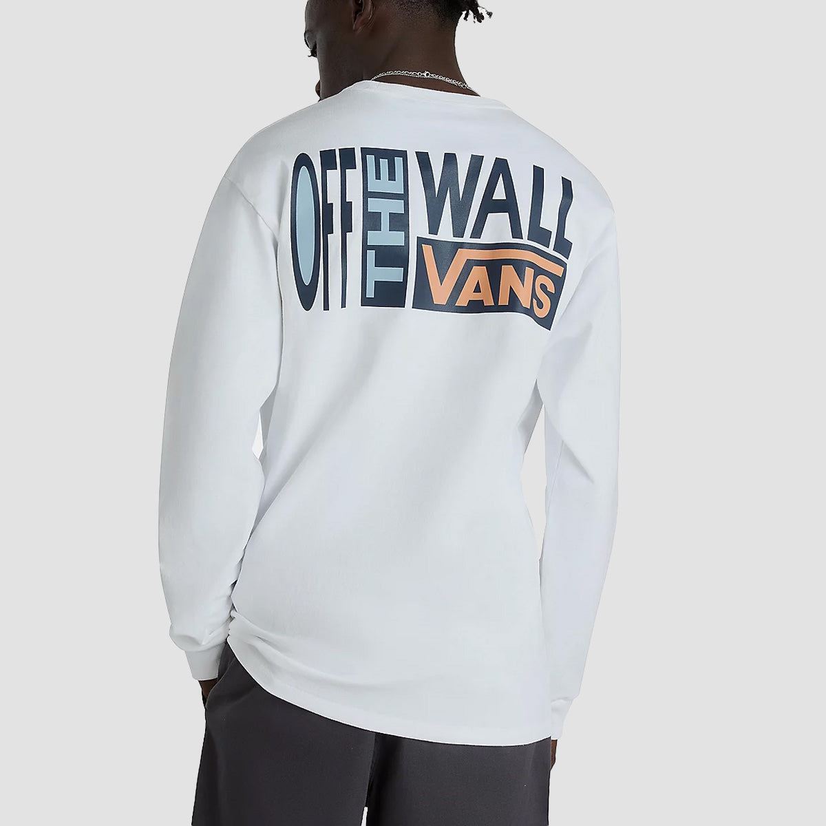 Vans Off The Wall II Logo Longsleeve T Shirt White