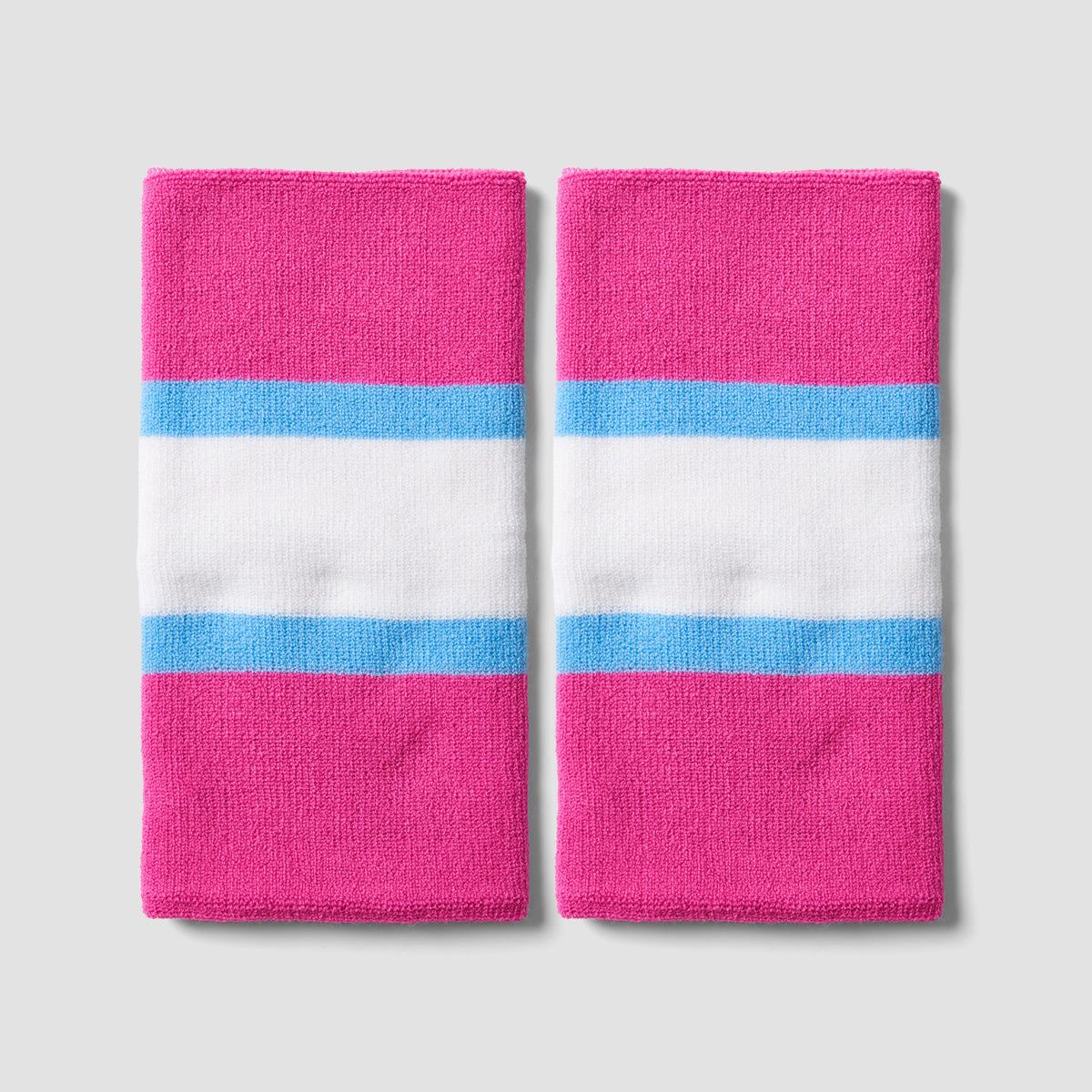 Ventronic Puffers Skate Hockey Socks Leg Warmers Pink/Teal/White