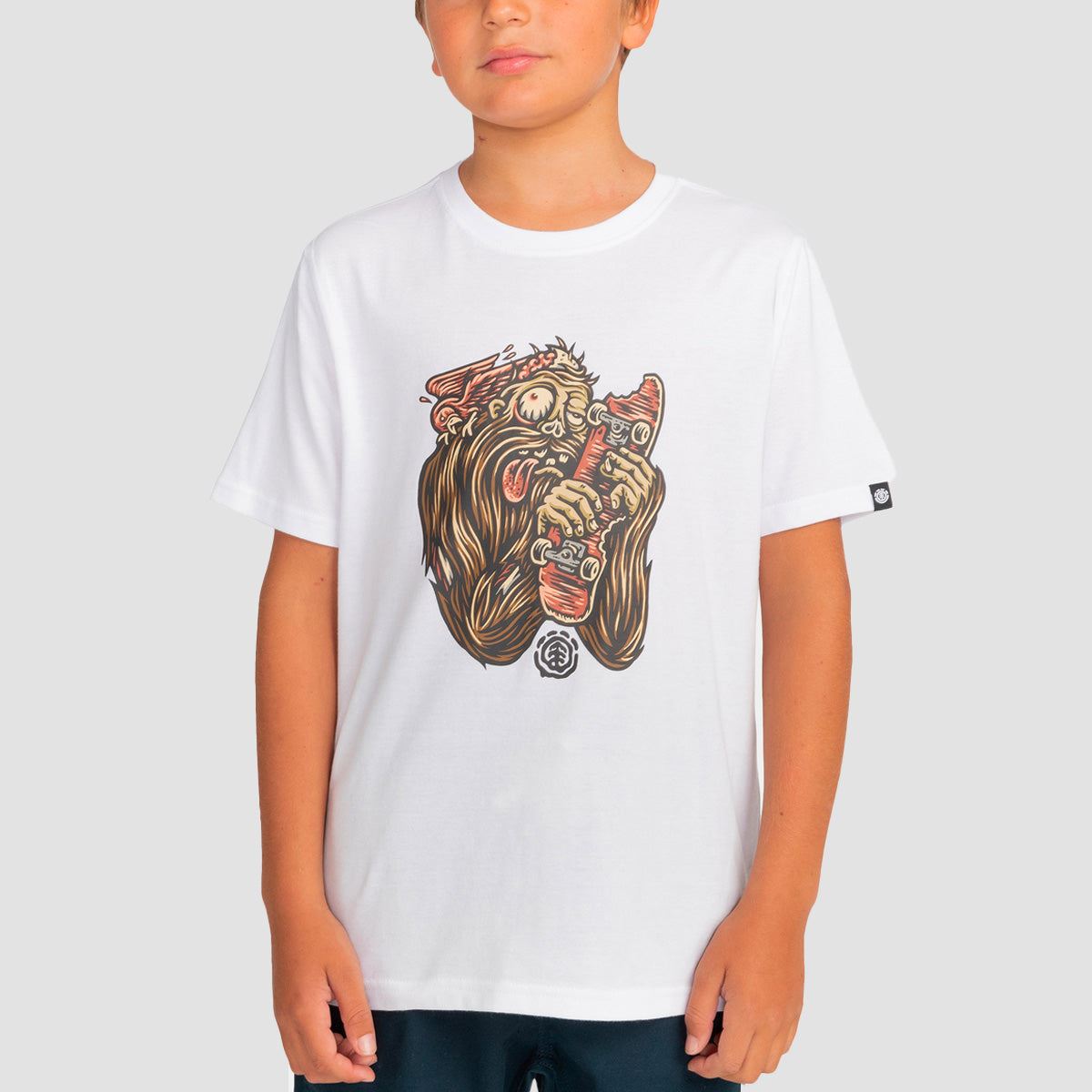 Element Bite Organic T-Shirt Optic White - Kids