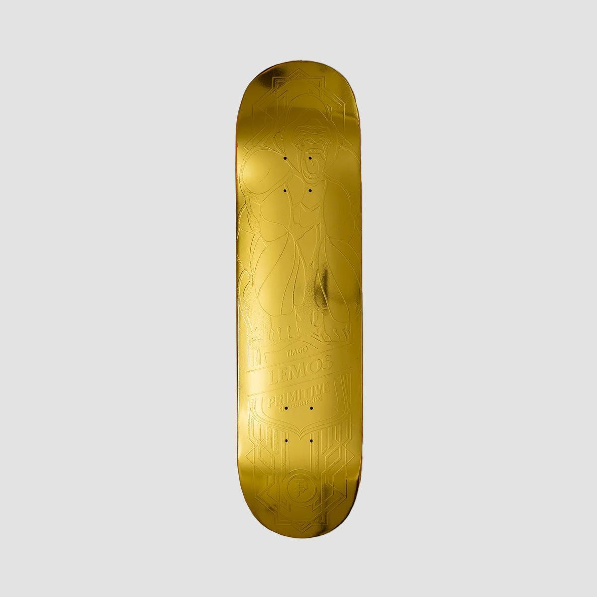 Primitive Lemos Gorilla Skateboard Deck Gold - 8.25"