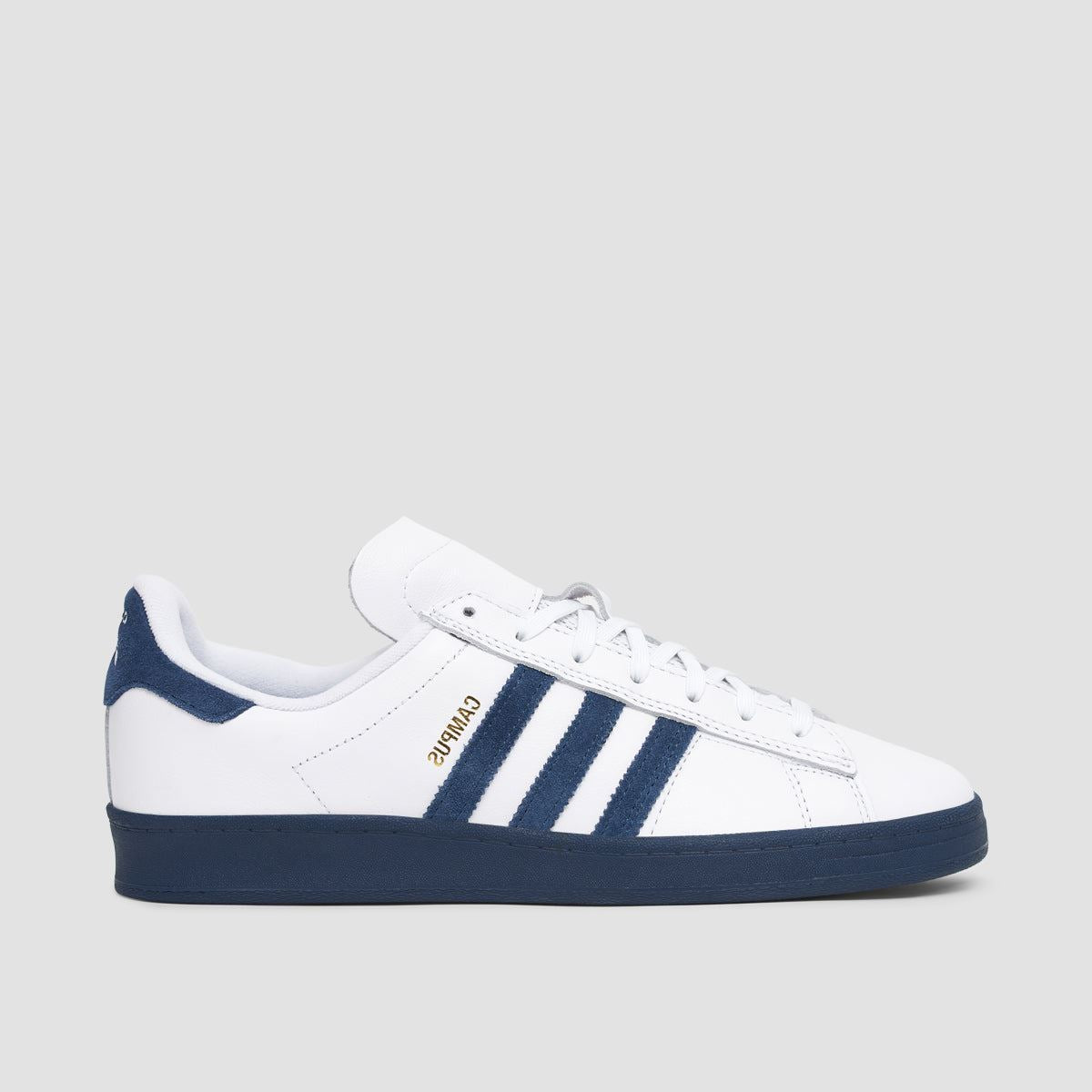 adidas Campus ADV Shoes Footwear White Collegiate Navy Bluebird