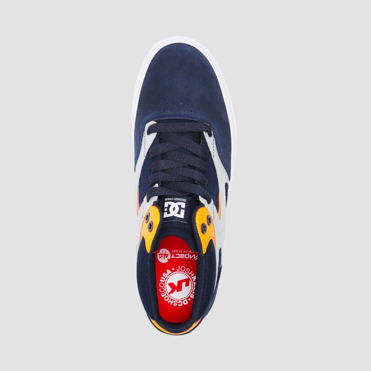 DC Kalis Vulc Mid S Shoes - Navy/Grey