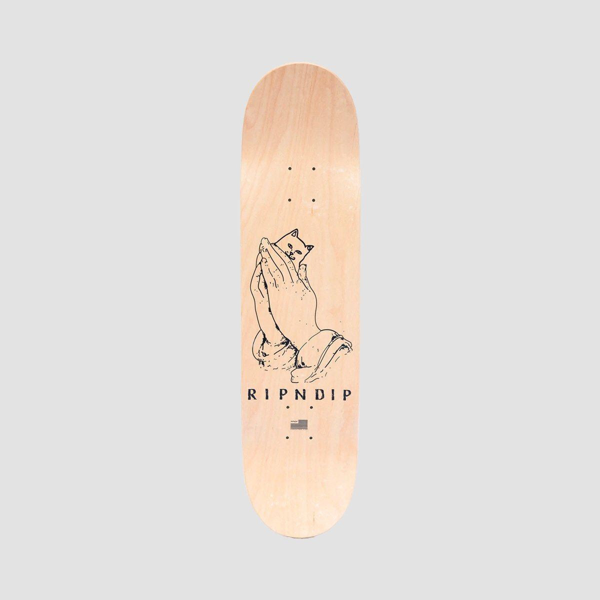 Ripndip Lord Nermal Skateboard Deck Lime/Purple - 8.5"