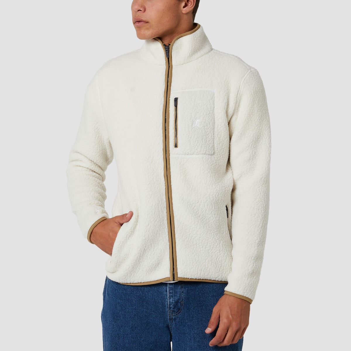 Hurley Explore Thermal Polartec Fleece Jacket Birch