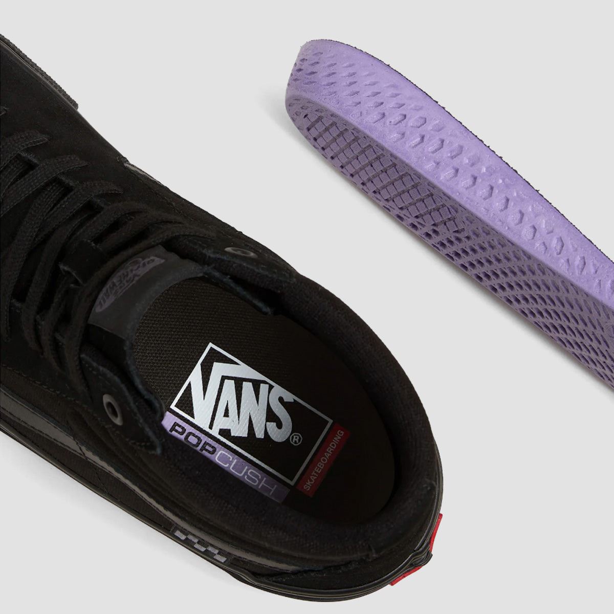 Vans Skate SK8-Hi High Top Shoes - Black/Black