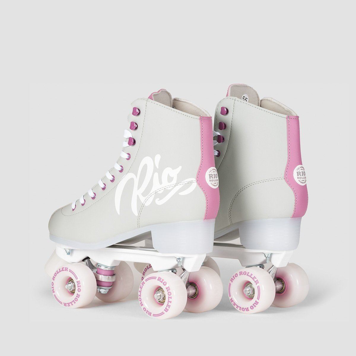 Rio Roller Script Quad Skates Grey/Purple