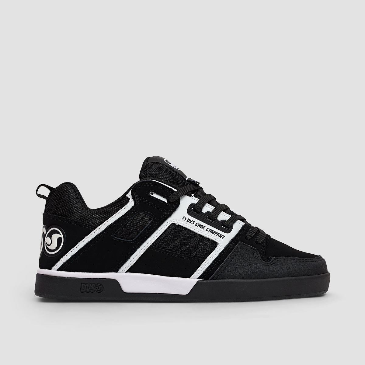 DVS Comanche 2.0 Shoes Black White Black Nubuck