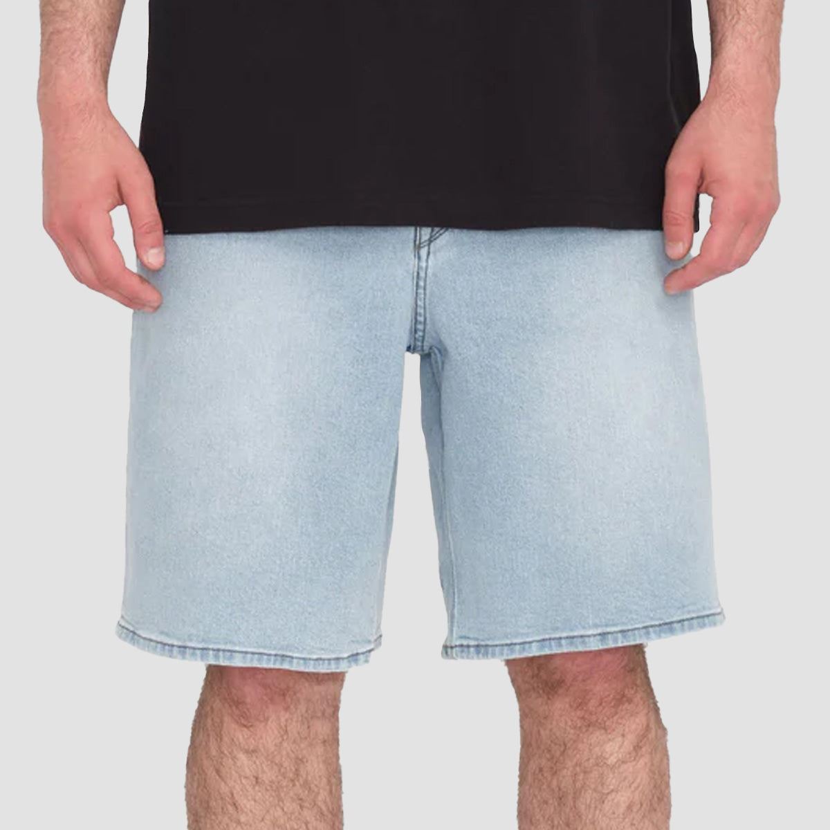 Volcom Billow Denim Shorts Desert Dirt Indigo