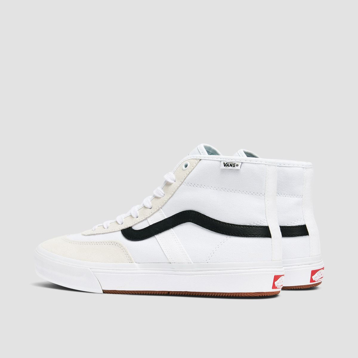Vans Crockett High Shoes - White/Black/Gum