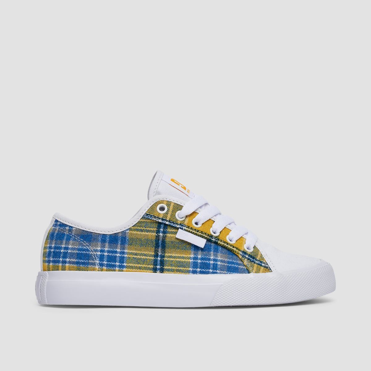 DC Manual TXSE Shoes - White/Plaid - Womens