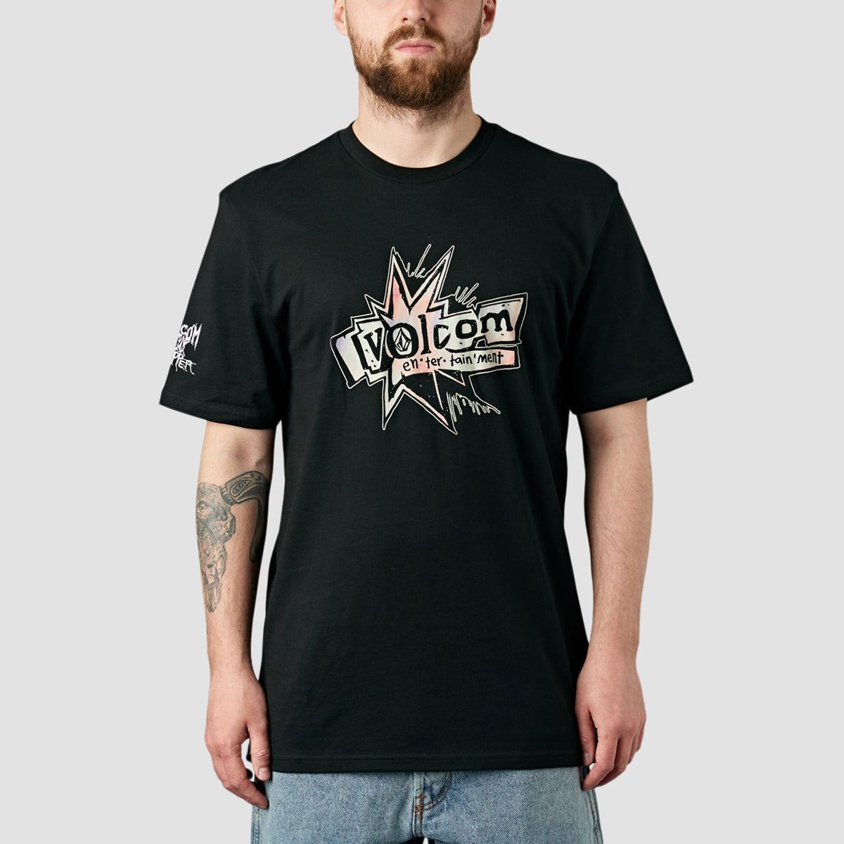 Volcom Ent Pepper Skullconuts T-Shirt Black