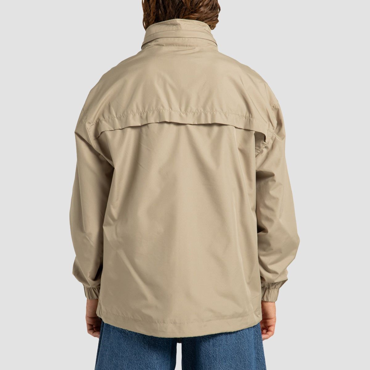 DC Vantage Mock Hood Windbreaker Jacket Crockery