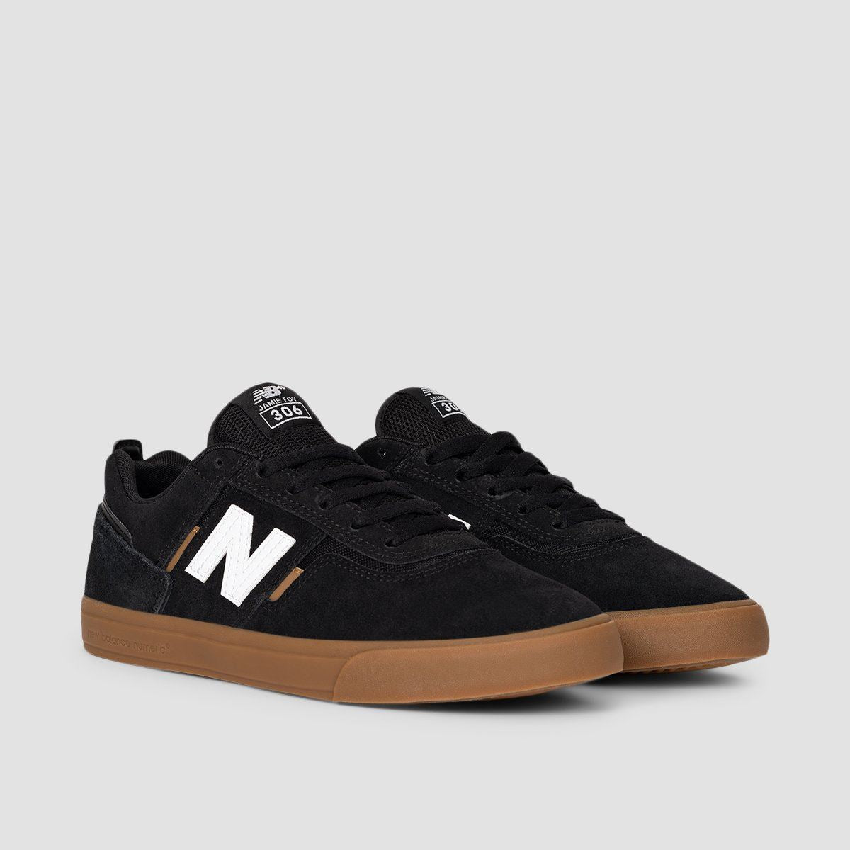 New Balance Numeric Jamie Foy 306 Shoes - Black/Gum