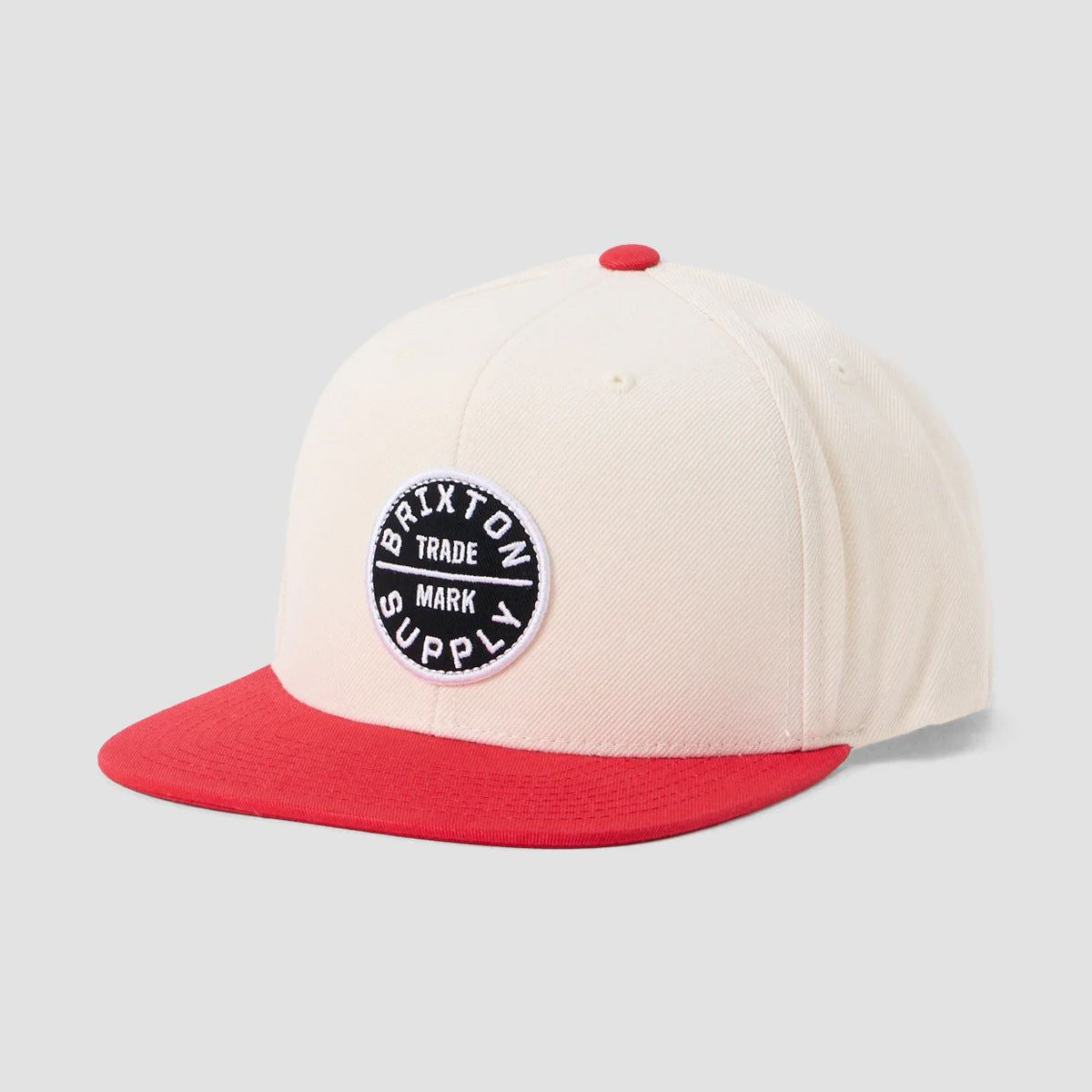 Brixton Oath III Snapback Cap Whitecap/Adrenaline Rush