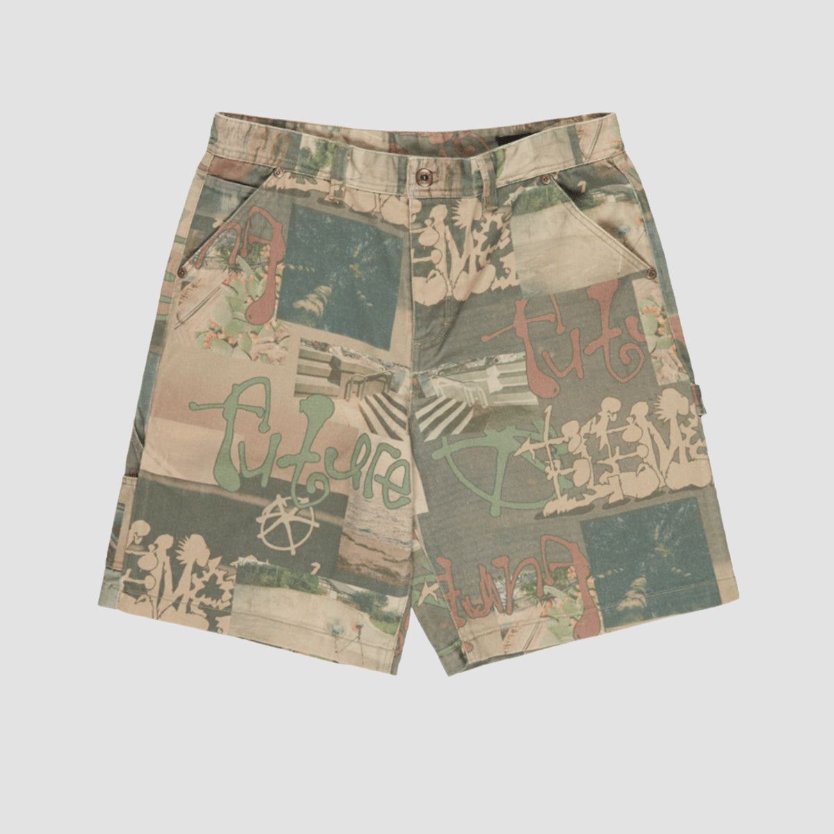 Element Big Carpenter Denim Shorts Scenes Washed