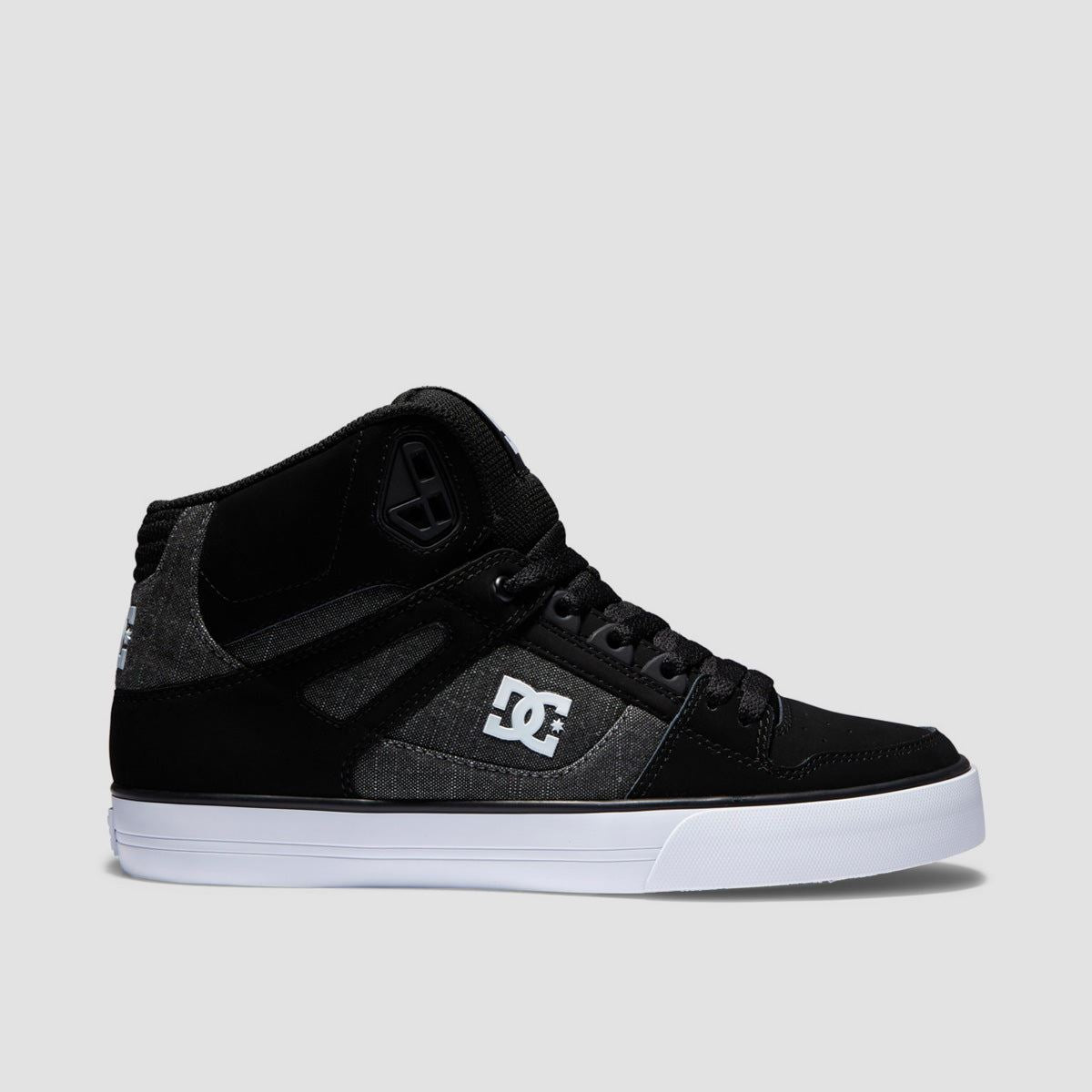 DC Pure WC High Top Shoes - Black/Battleship