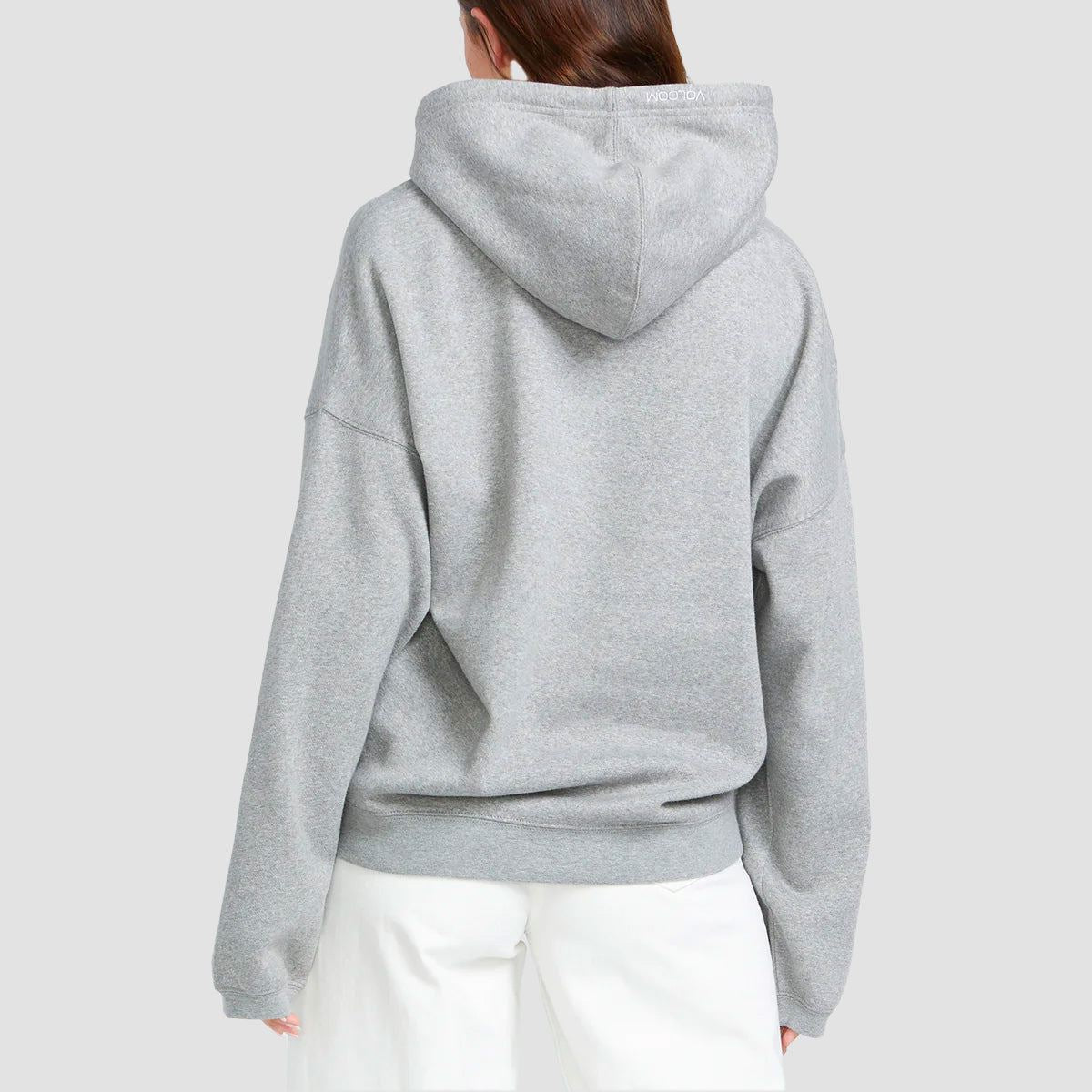 Volcom Stone Heart II Pullover Hoodie Heather Grey - Womens
