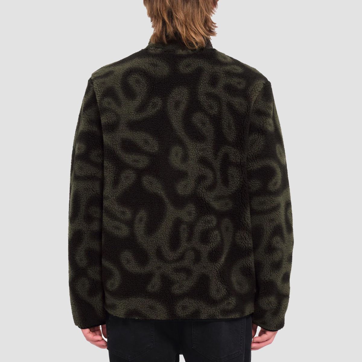 Volcom FA Zephyr Storm Stone Zip Fleece Prt-Print