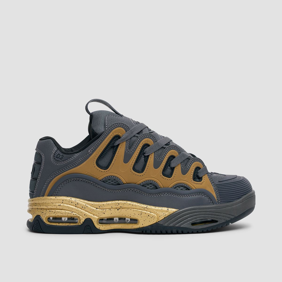 Osiris D3 2001 Shoes - Charcoal/Gold/Black