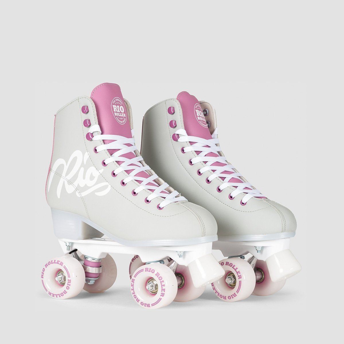 Rio Roller Script Quad Skates Grey/Purple
