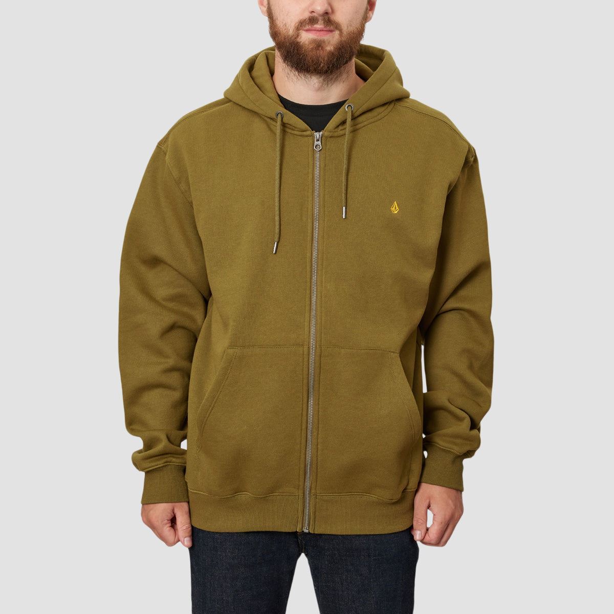 Volcom Extends Zip Hoodie Service Green