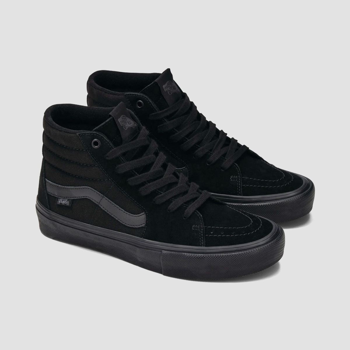 Vans Skate SK8-Hi High Top Shoes - Black/Black