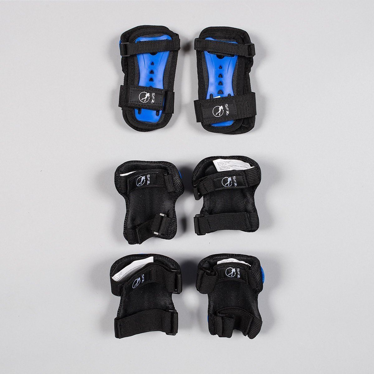 SFR Essential Triple Pad Set Blue/Black - Kids