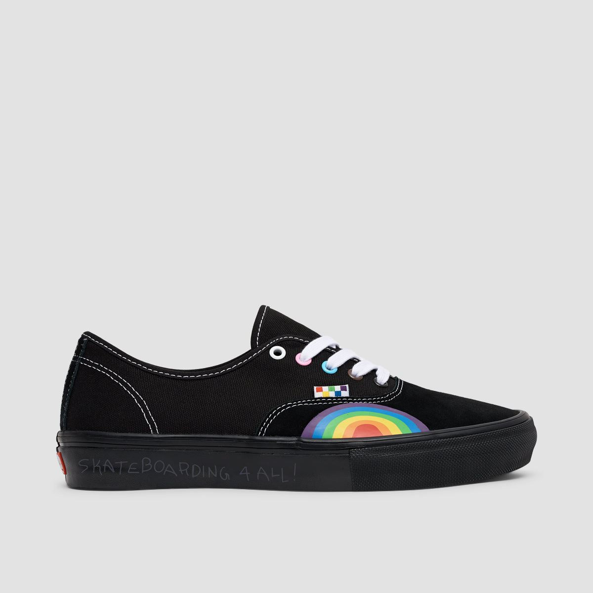 Vans Skate Authentic Shoes - Pride Black/Multi