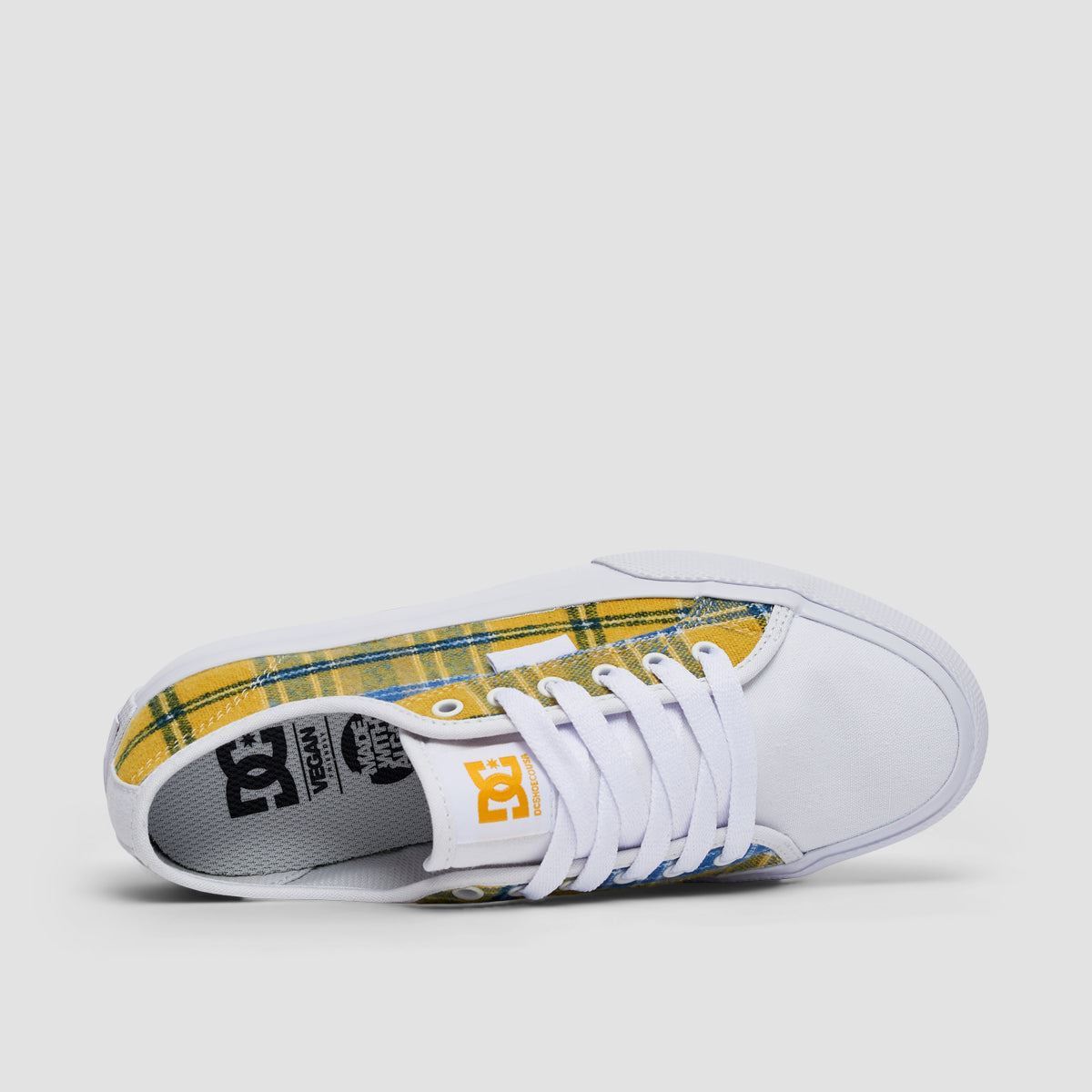 DC Manual TXSE Shoes - White/Plaid - Womens