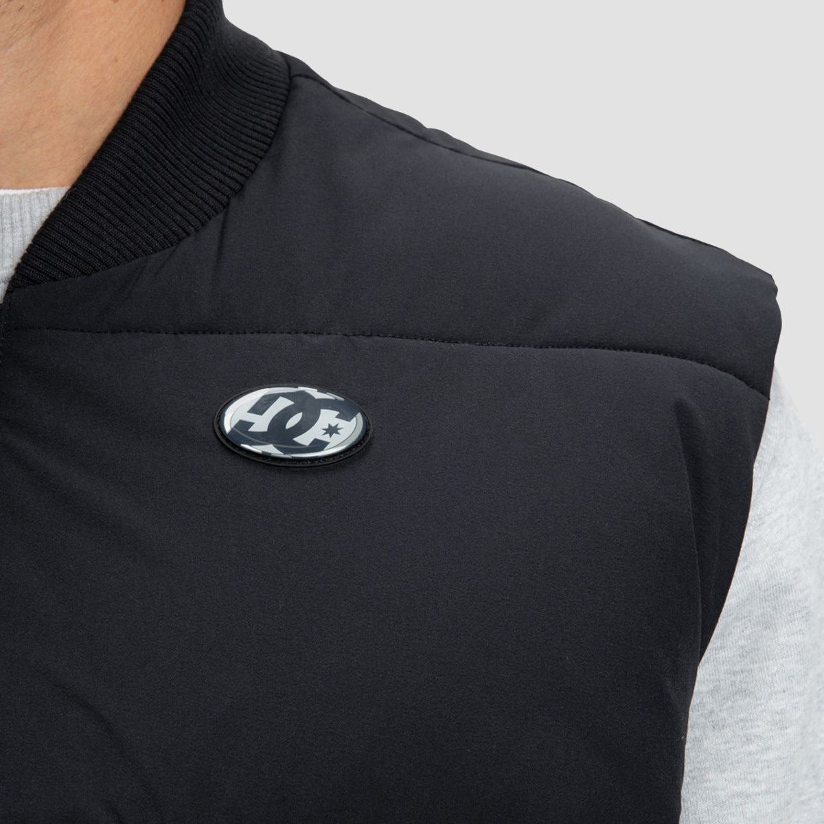 DC Rover Puffer Vest Jacket Black