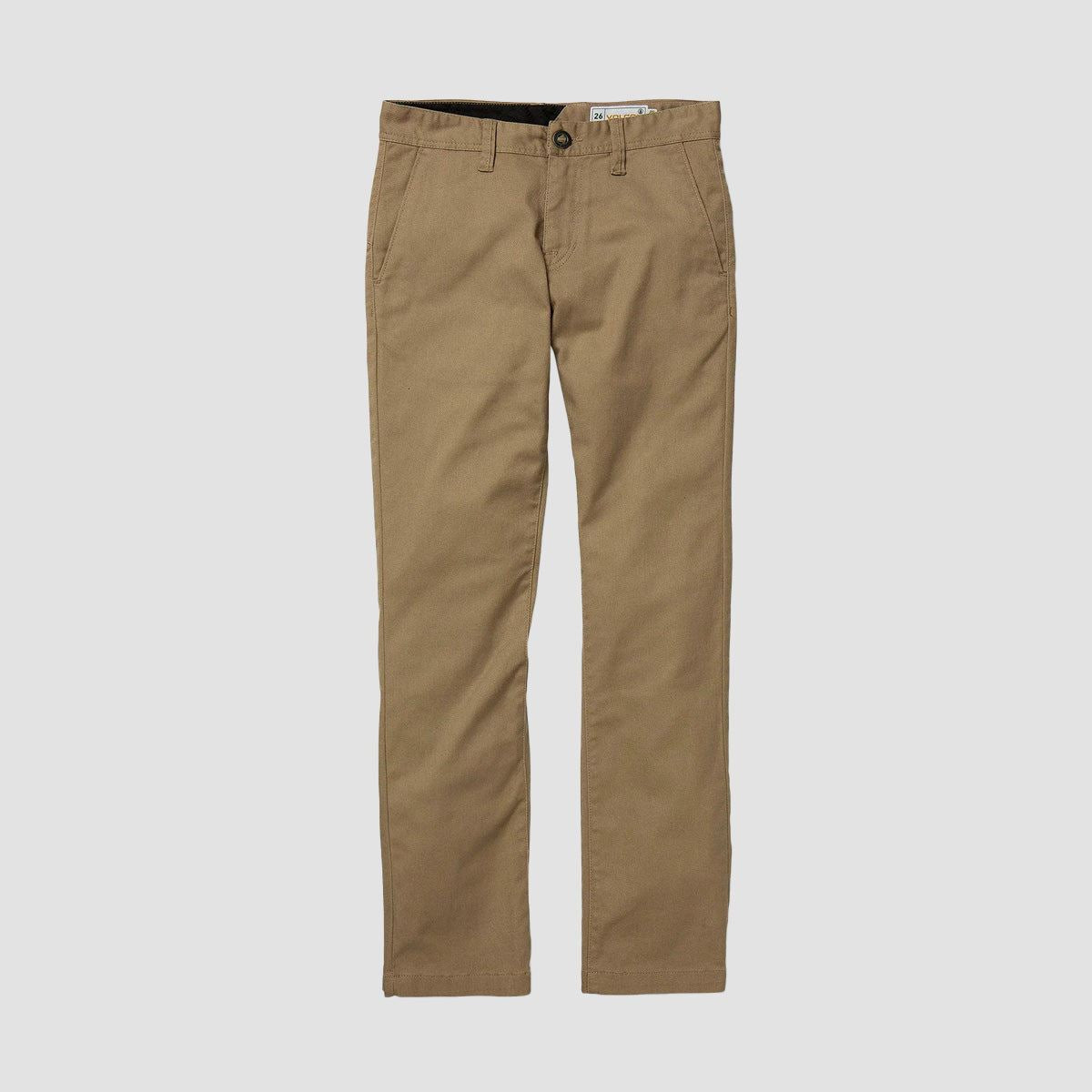 Volcom Frickin Modern Stretch Chino Pants Khaki - Kids