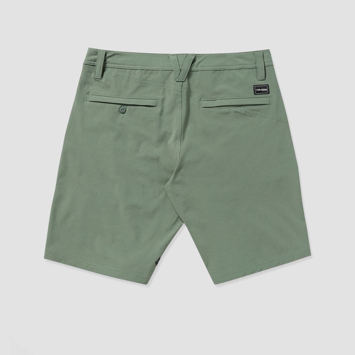 Volcom Frickin Cross Shred Static 20" Hybrid Shorts Light Olive