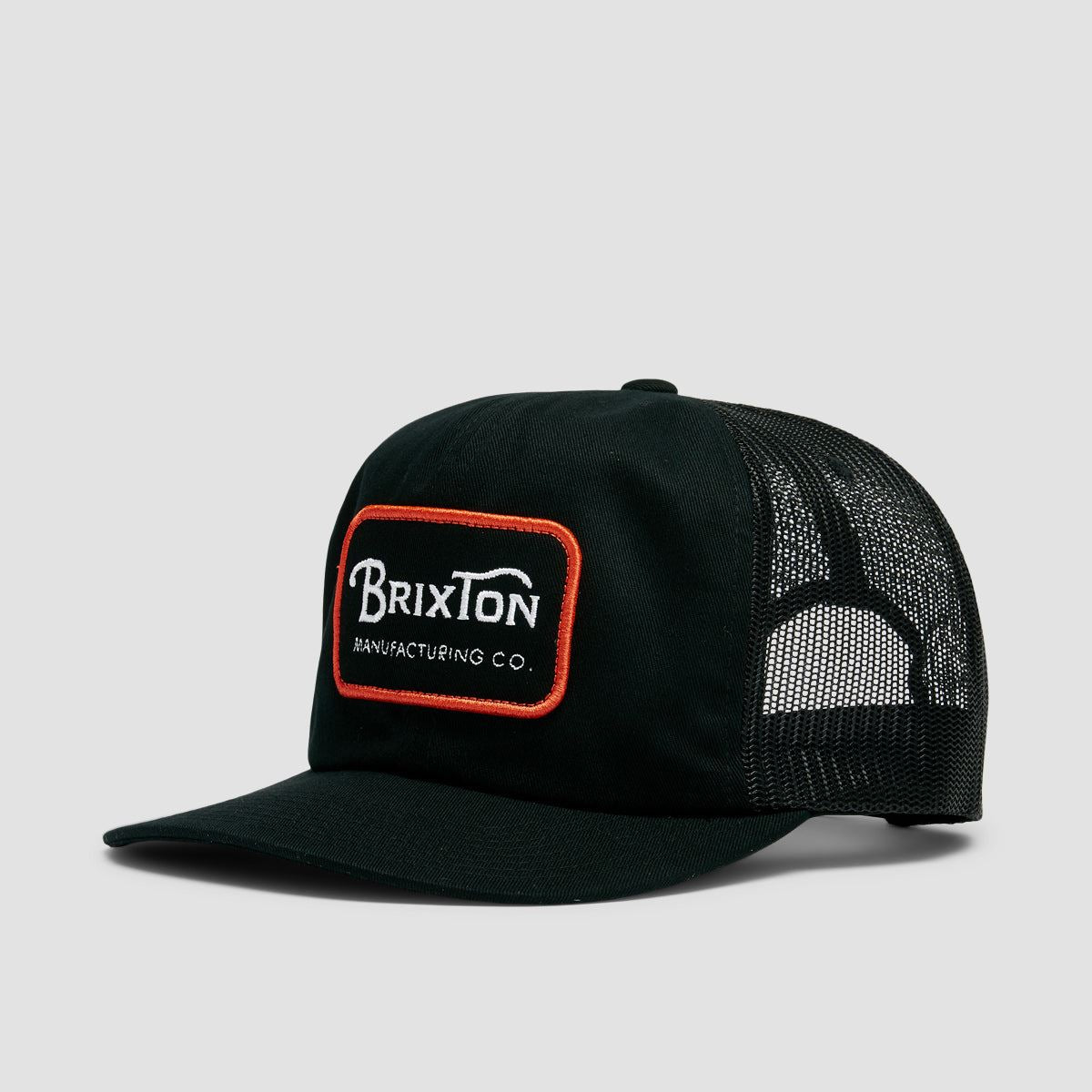 Brixton Grade HP Trucker Cap Black/Orange/White