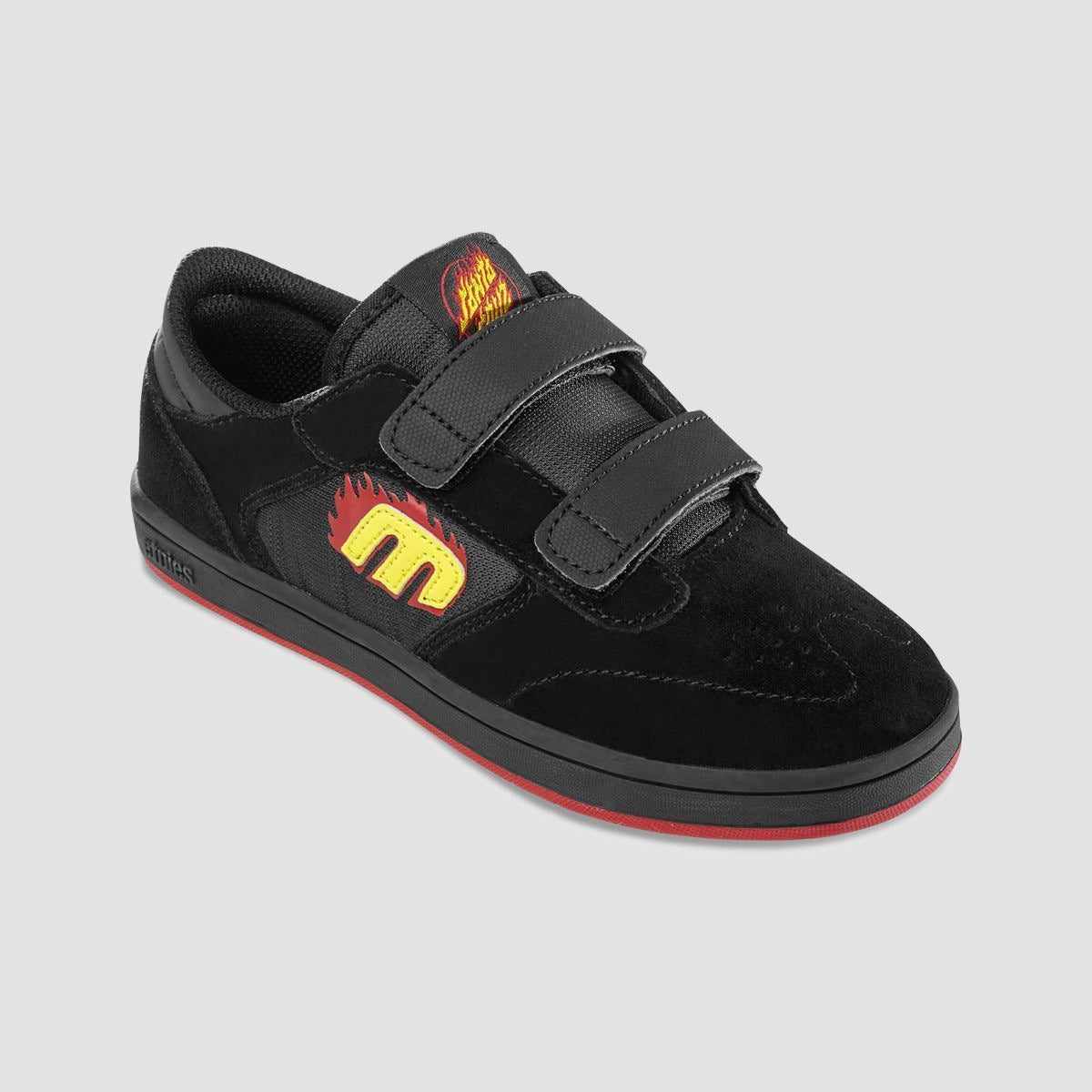 Etnies Windrow X Santa Cruz Shoes - Black/Red/Black - Little Kids