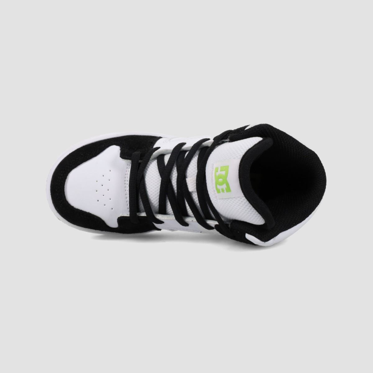 DC Manteca 4 High-Top Shoes - Black/White/Lime - Kids