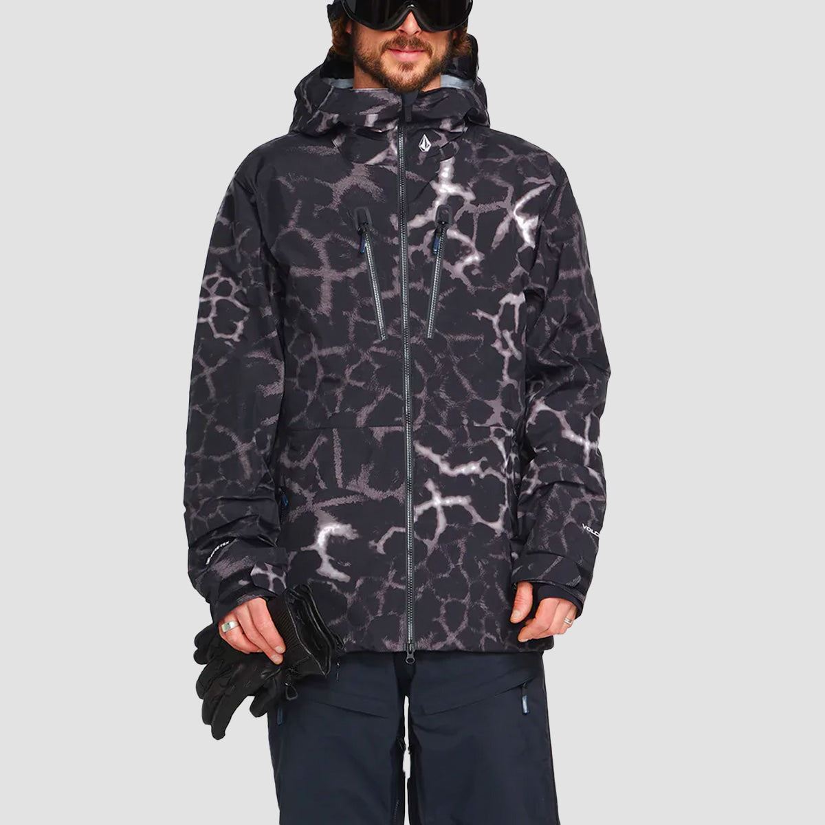 Volcom TDS INF Gore-Tex Snow Jacket Black Giraffe