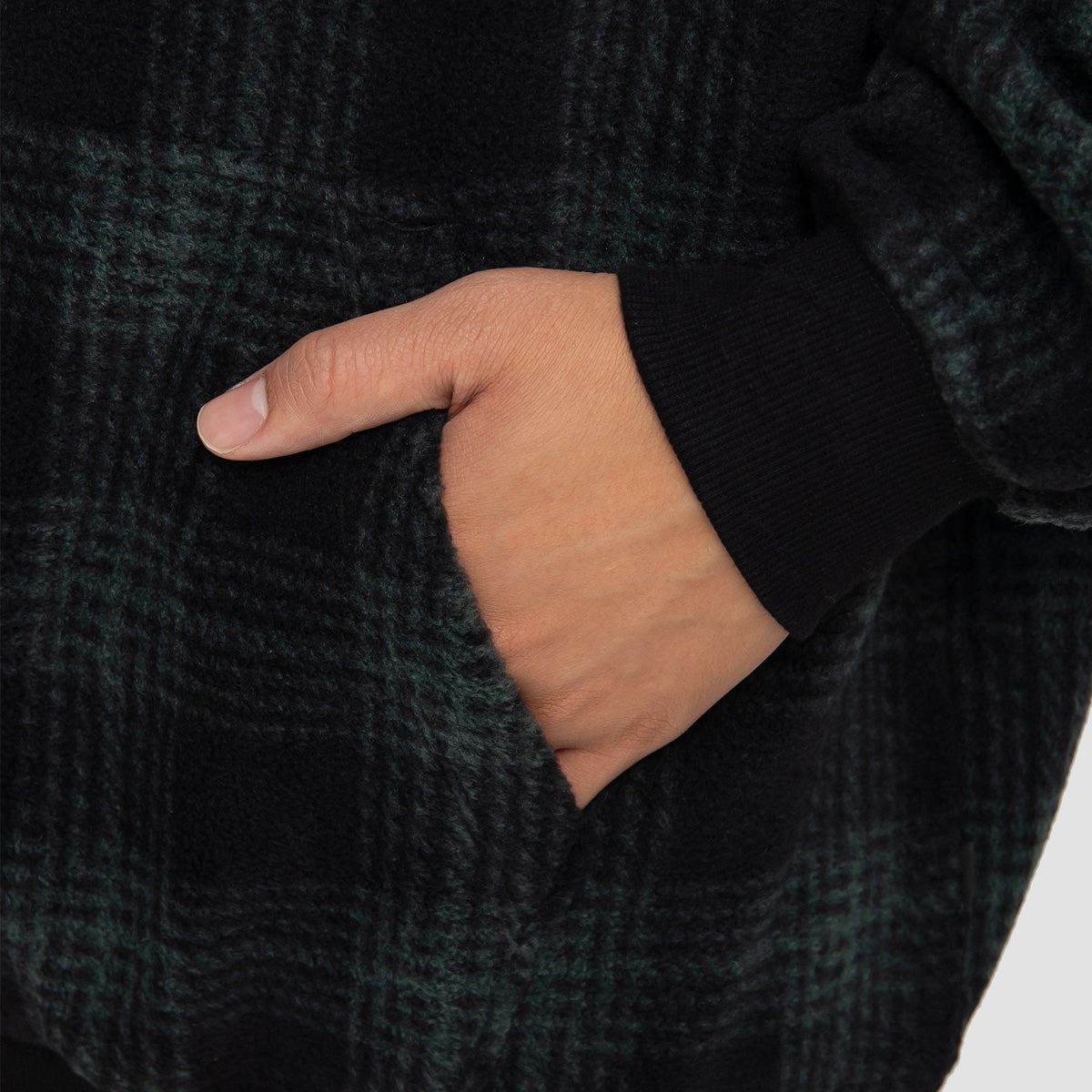 Volcom Throw Exceptions Pullover Hoodie Cedar Green