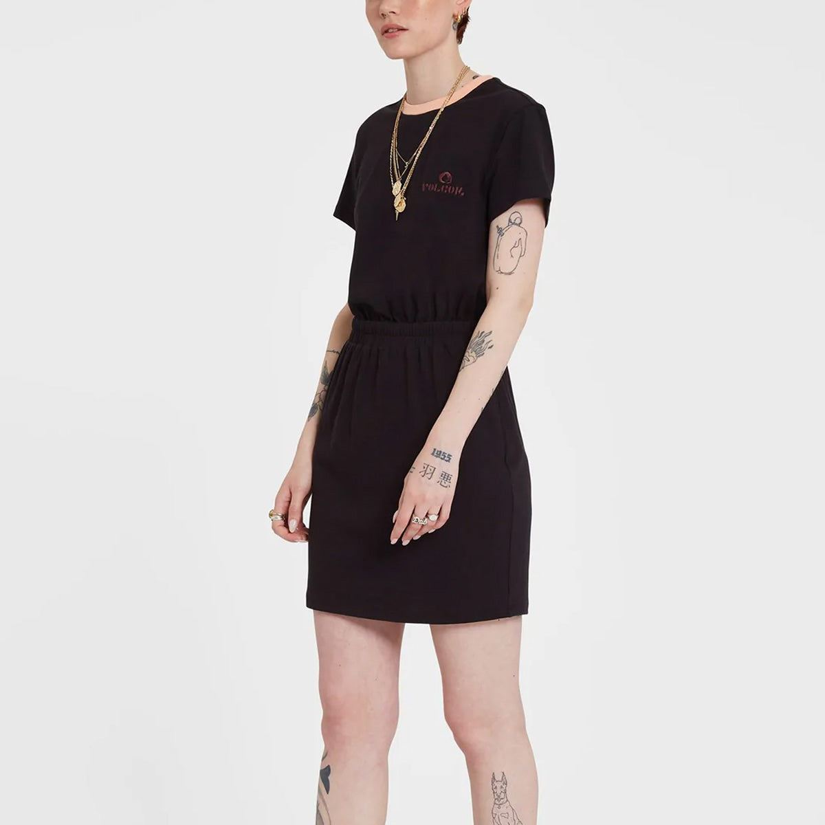 Volcom Ayeties Dress Black - Womens