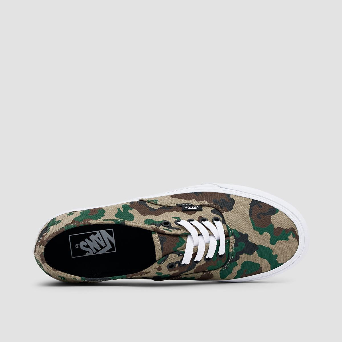 Vans Authentic Shoes - Camo Olive/White