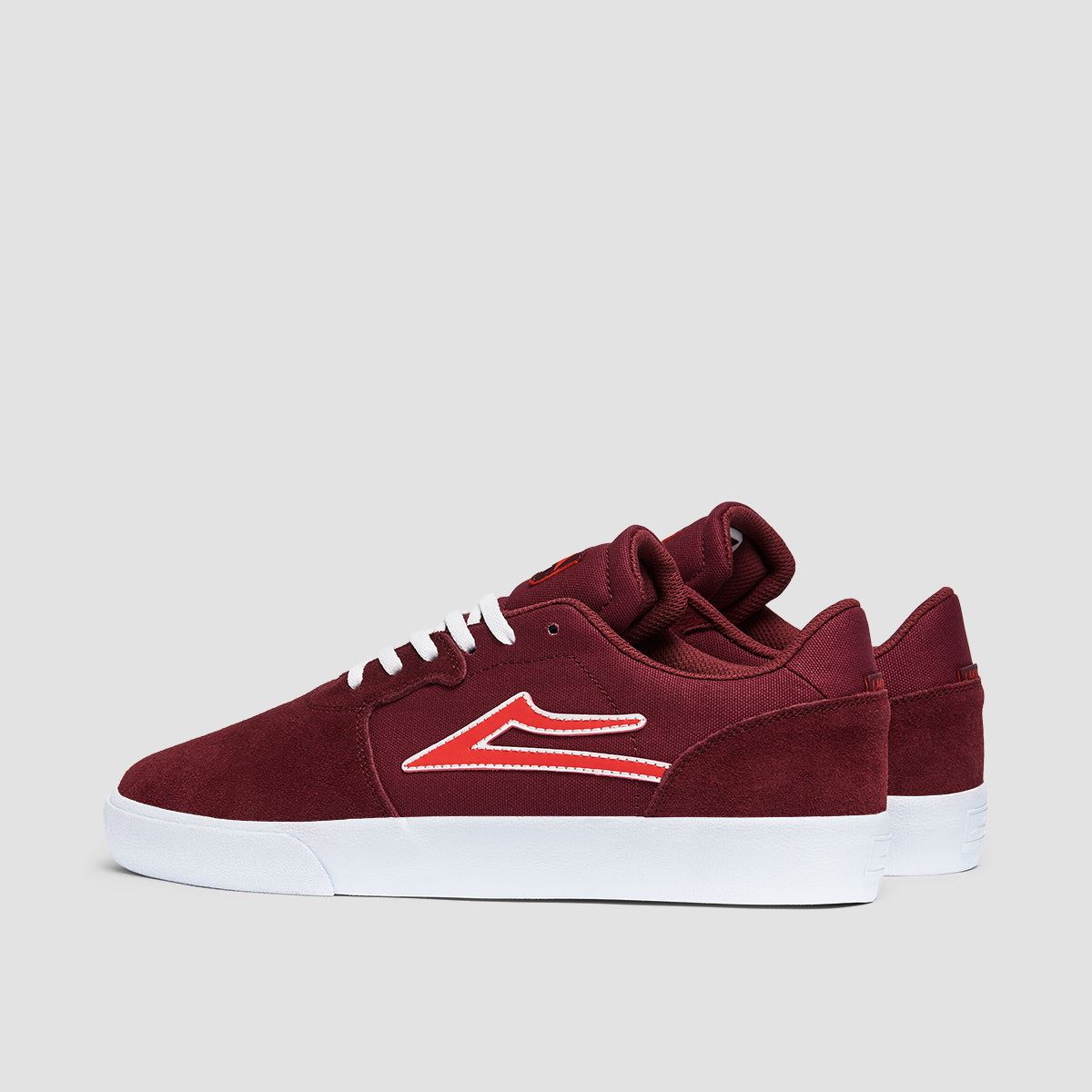 Lakai Cardiff Shoes - Burgundy Suede