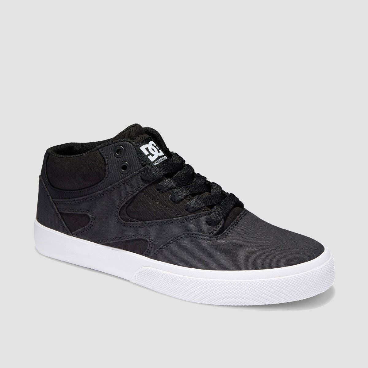 DC Kalis Vulc Mid Shoes - Black/Black/White