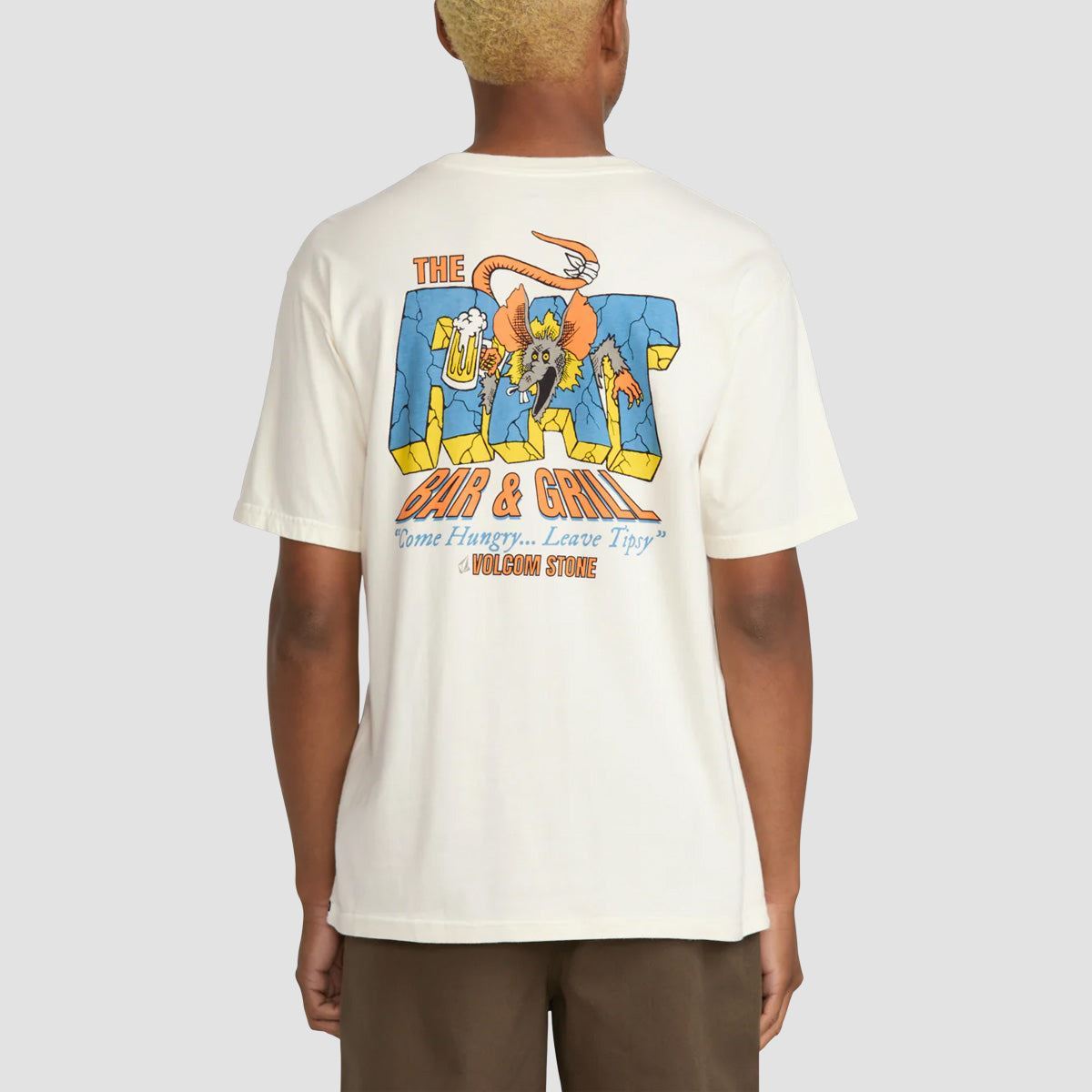 Volcom Rat Bar T-Shirt Off White