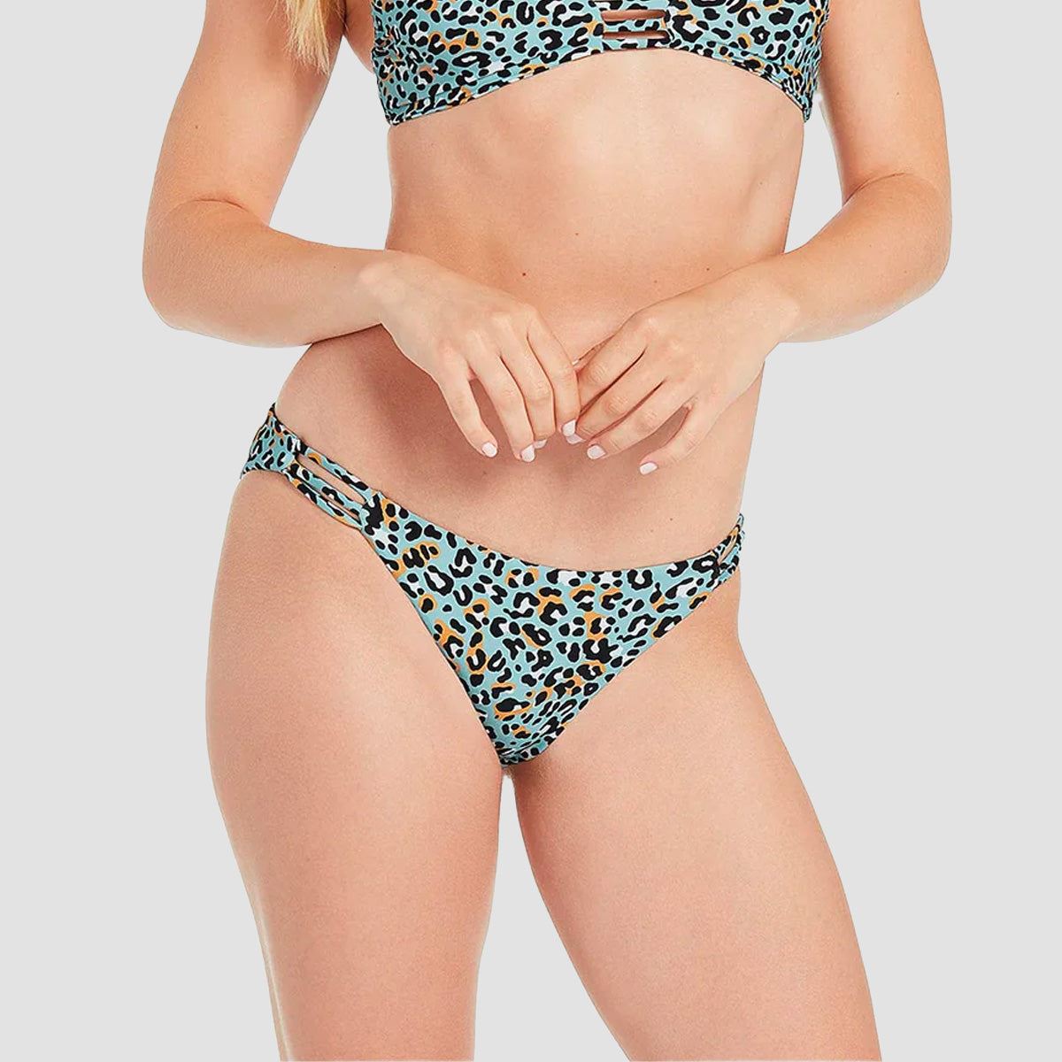 Volcom Just Spotted Hipster Bikini Bottom Aqua - Womens