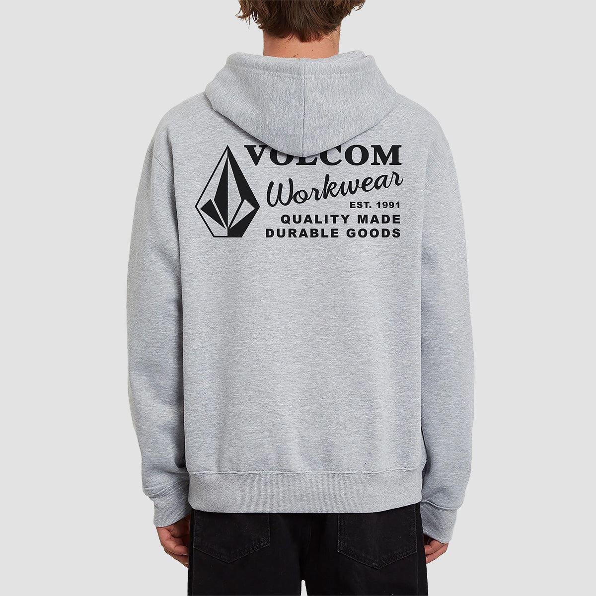 Volcom Workwear Pullover Hoodie Heather Grey
