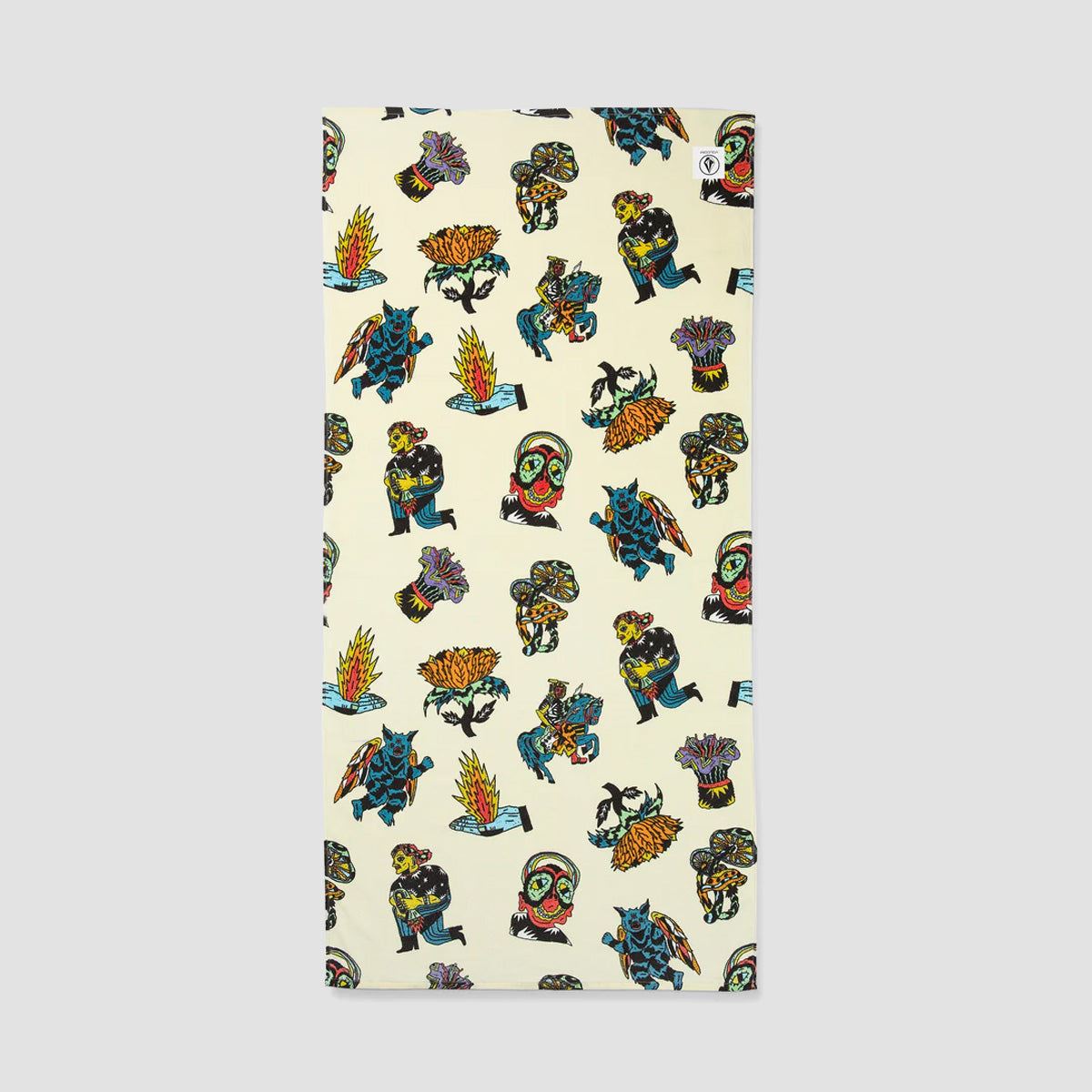 Volcom Mens Beach Towel Light Beige