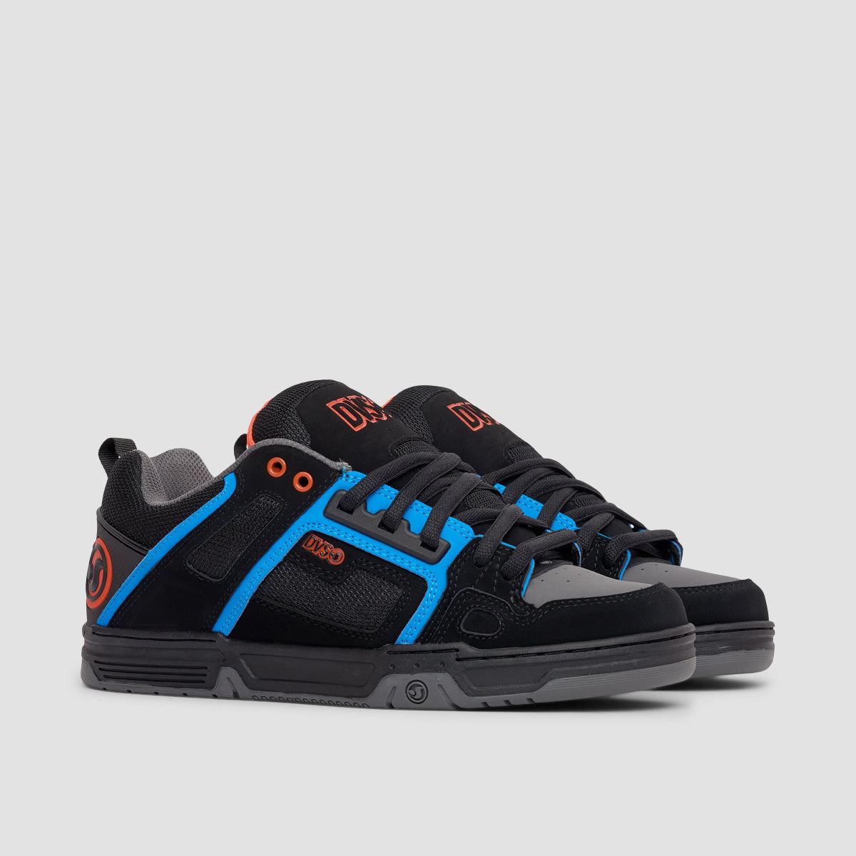 DVS Comanche Shoes - Black/Blue/Red Nubuck