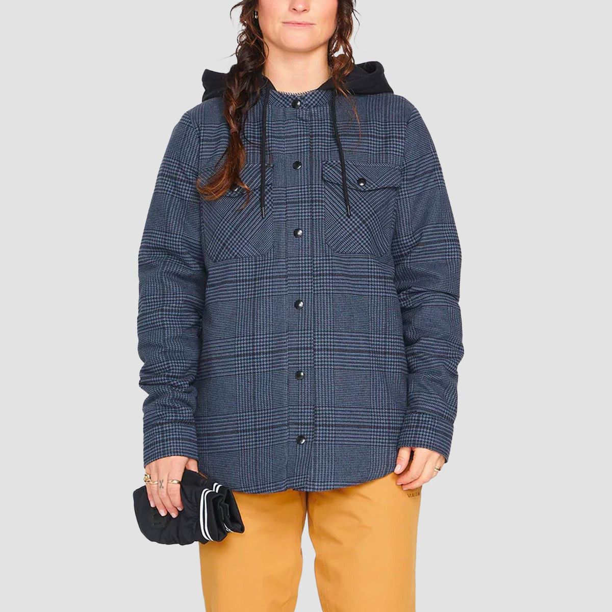 Hooded insulated flannel shirt online