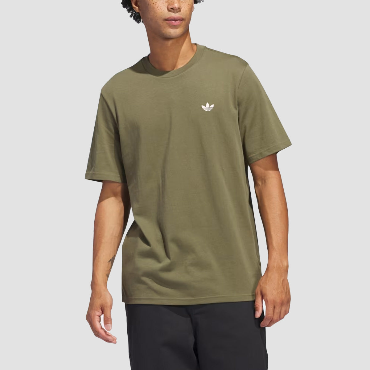 adidas 4.0 Logo T-Shirt (Gender Neutral) Olive Strata