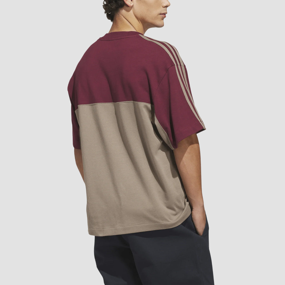 adidas FS+ T-Shirt Shadow Red/Khaki Six